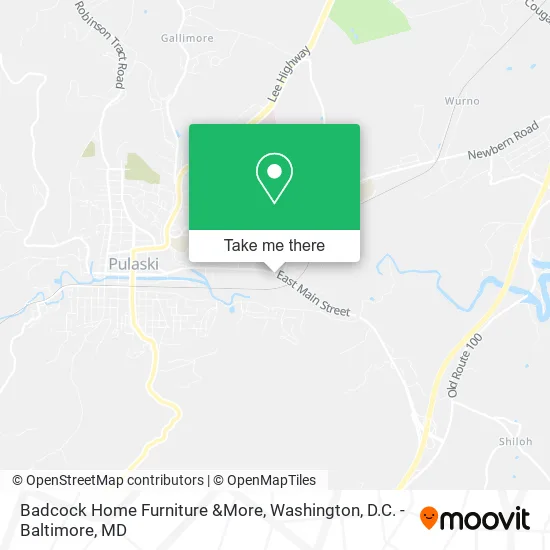 Mapa de Badcock Home Furniture &More