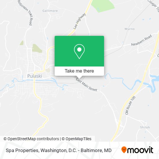 Spa Properties map