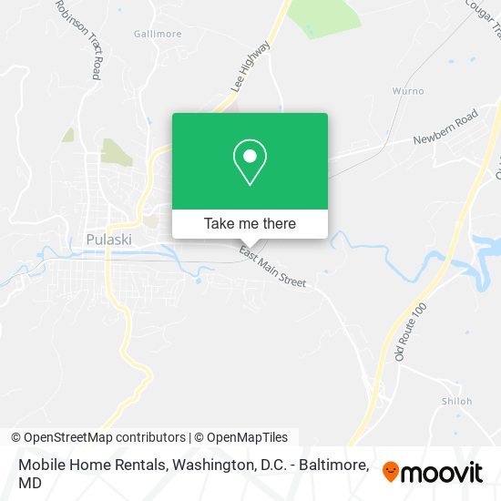 Mapa de Mobile Home Rentals