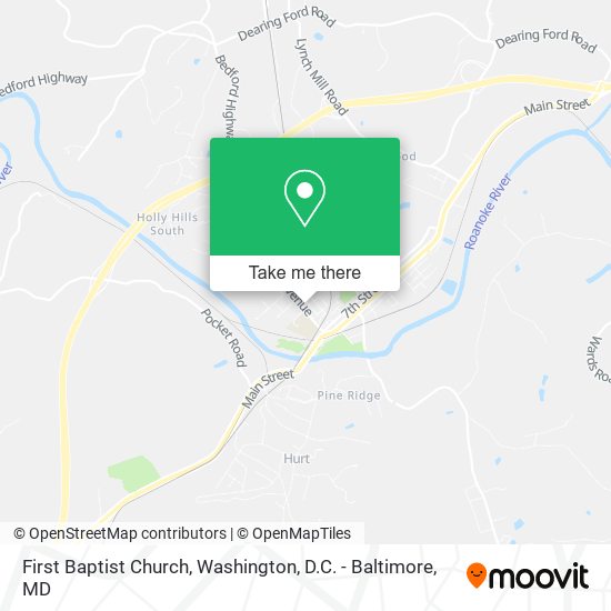 Mapa de First Baptist Church