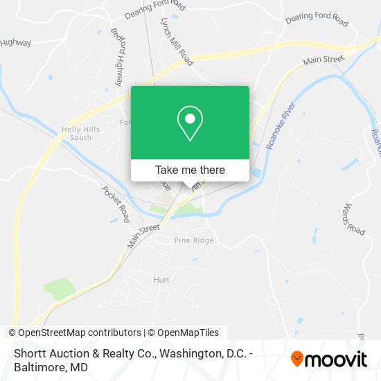 Shortt Auction & Realty Co. map