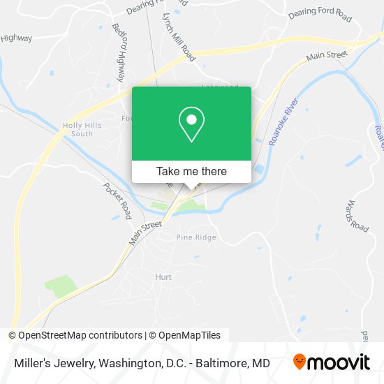 Miller's Jewelry map