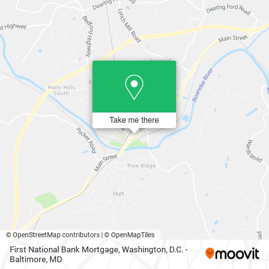 First National Bank Mortgage map