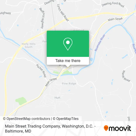 Main Street Trading Company map