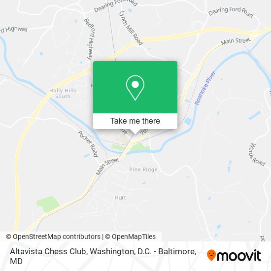 Mapa de Altavista Chess Club