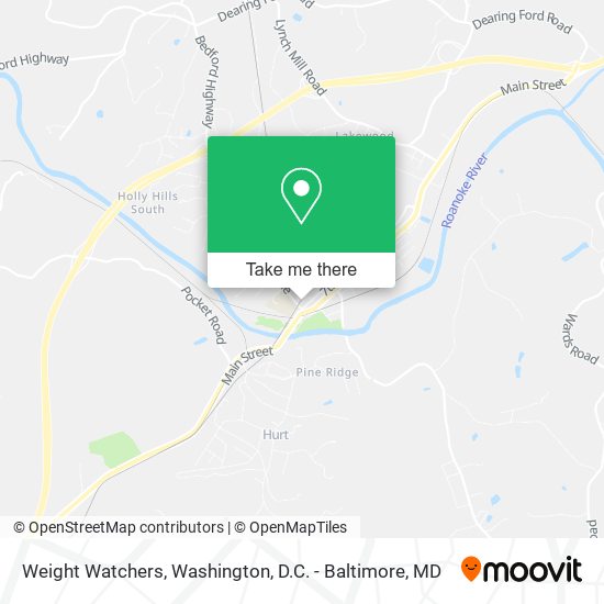 Mapa de Weight Watchers