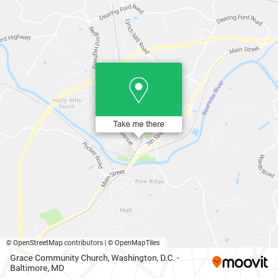 Grace Community Church map