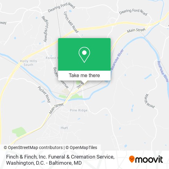 Finch & Finch, Inc. Funeral & Cremation Service map