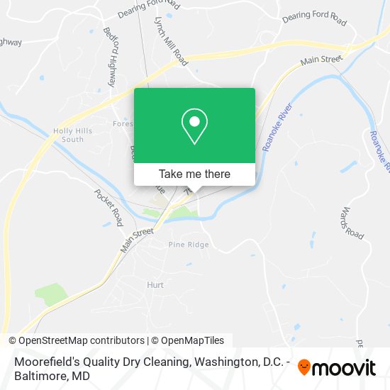 Moorefield's Quality Dry Cleaning map