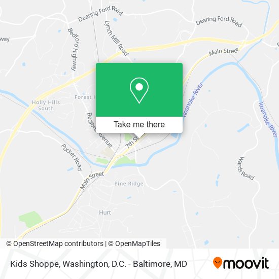 Kids Shoppe map