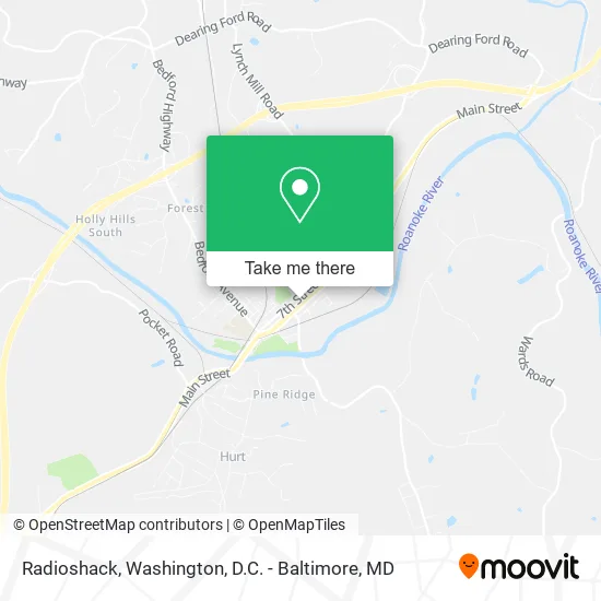 Radioshack map