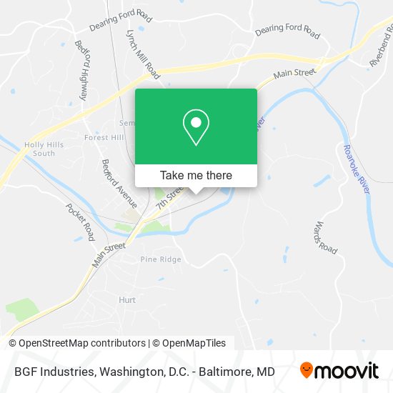 BGF Industries map