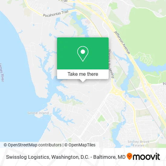 Swisslog Logistics map