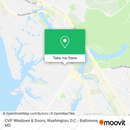 CVP Windows & Doors map