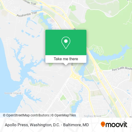 Apollo Press map