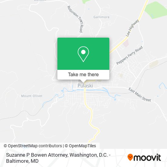 Suzanne P Bowen Attorney map