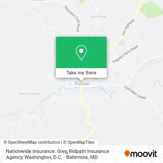 Nationwide Insurance: Greg Ridpath Insurance Agency map