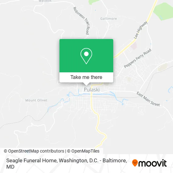 Seagle Funeral Home map