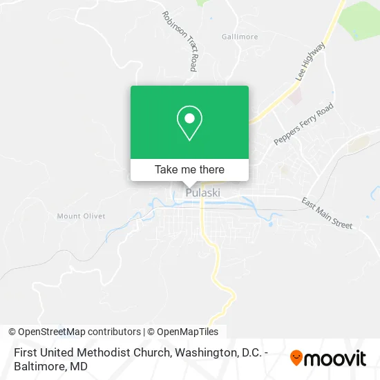 First United Methodist Church map