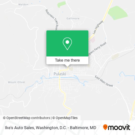 Mapa de Ike's Auto Sales