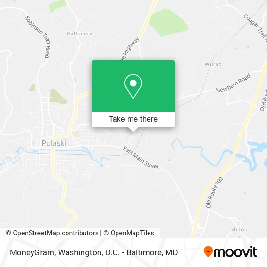 MoneyGram map