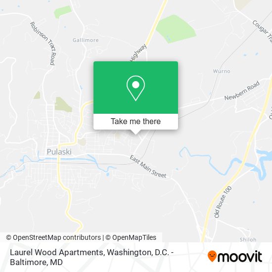 Laurel Wood Apartments map