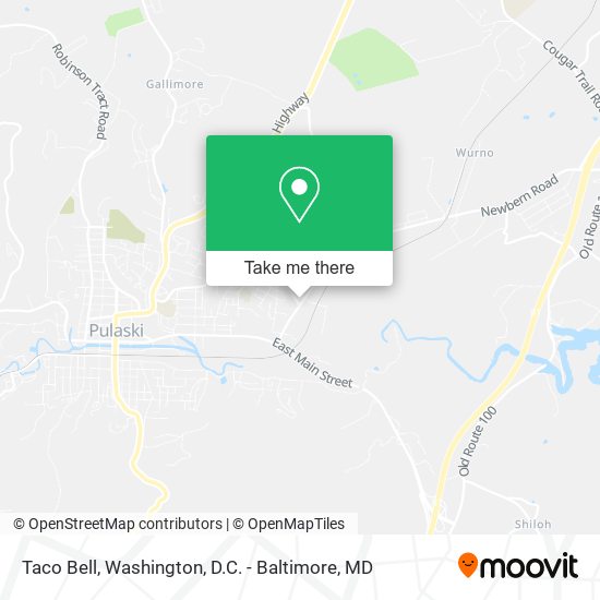 Mapa de Taco Bell
