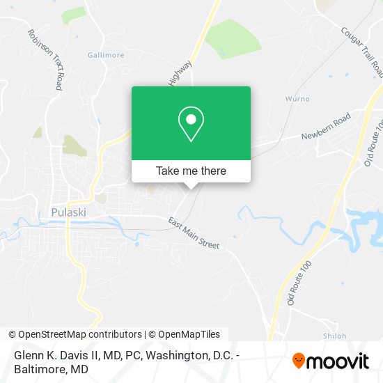 Glenn K. Davis II, MD, PC map