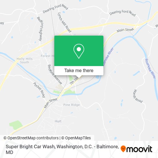 Mapa de Super Bright Car Wash