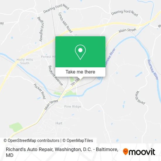 Richard's Auto Repair map