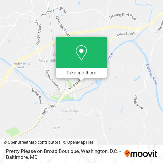 Mapa de Pretty Please on Broad Boutique