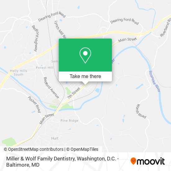 Miller & Wolf Family Dentistry map