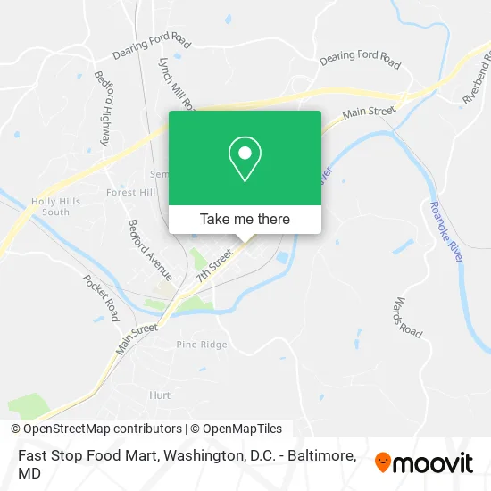 Fast Stop Food Mart map