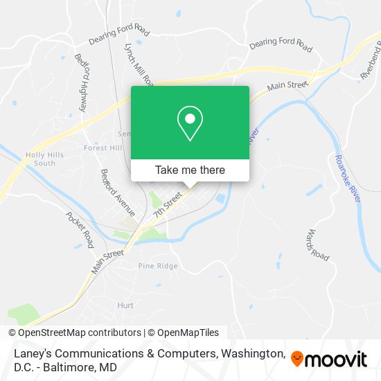 Mapa de Laney's Communications & Computers