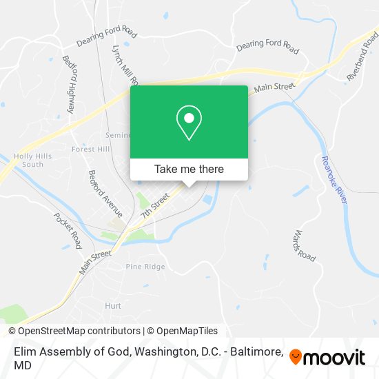 Mapa de Elim Assembly of God