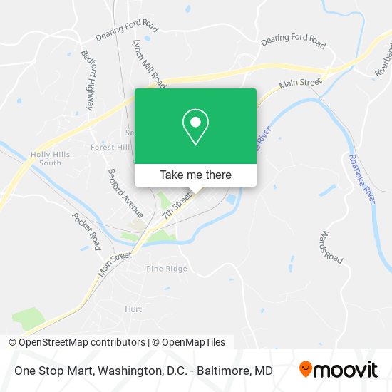 Mapa de One Stop Mart