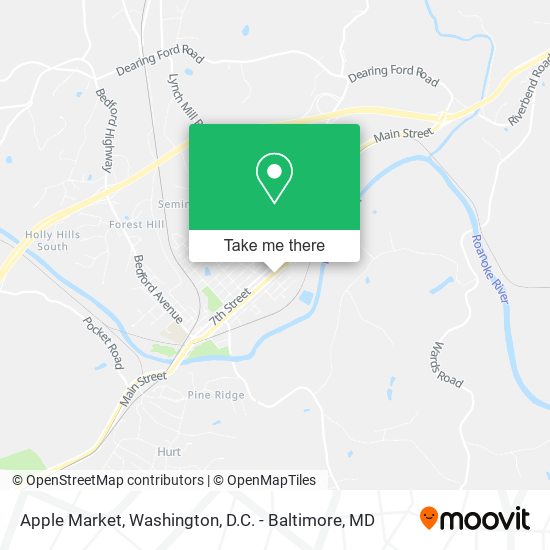 Mapa de Apple Market