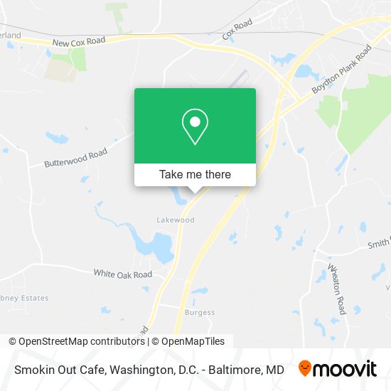 Smokin Out Cafe map