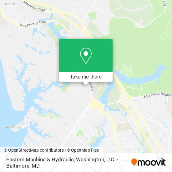 Eastern Machine & Hydraulic map