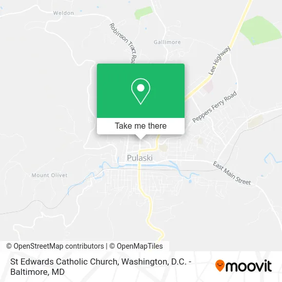 St Edwards Catholic Church map