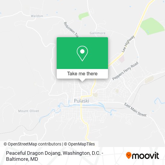 Peaceful Dragon Dojang map