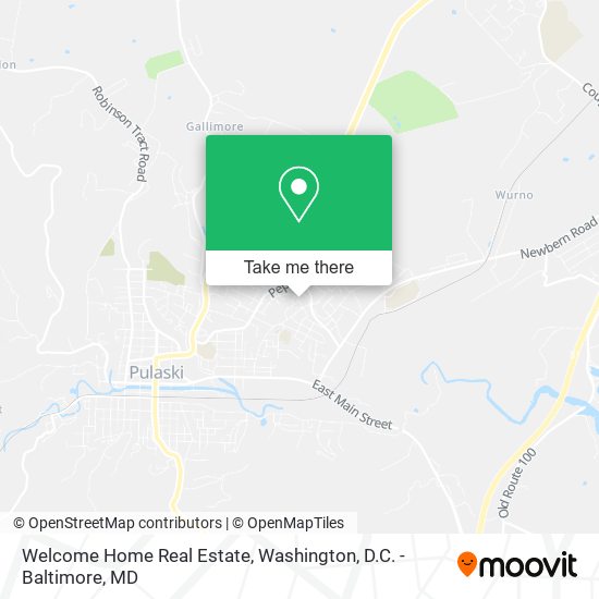 Mapa de Welcome Home Real Estate