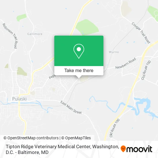 Tipton Ridge Veterinary Medical Center map
