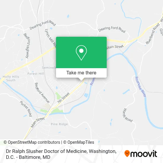 Dr Ralph Slusher Doctor of Medicine map