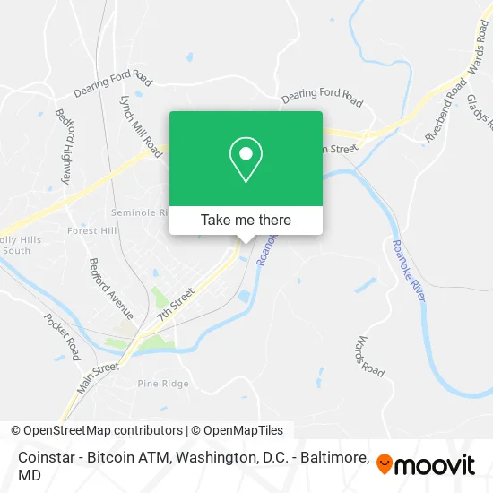 Coinstar - Bitcoin ATM map