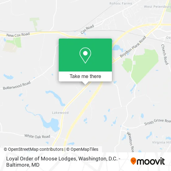 Loyal Order of Moose Lodges map