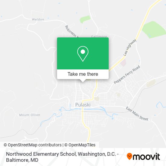 Northwood Elementary School map