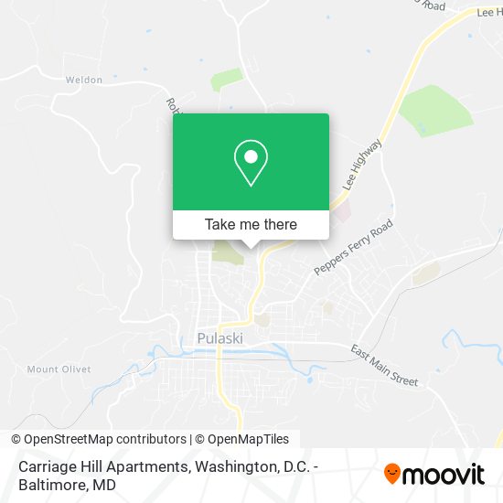 Carriage Hill Apartments map