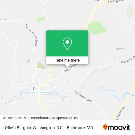 Ollie's Bargain map