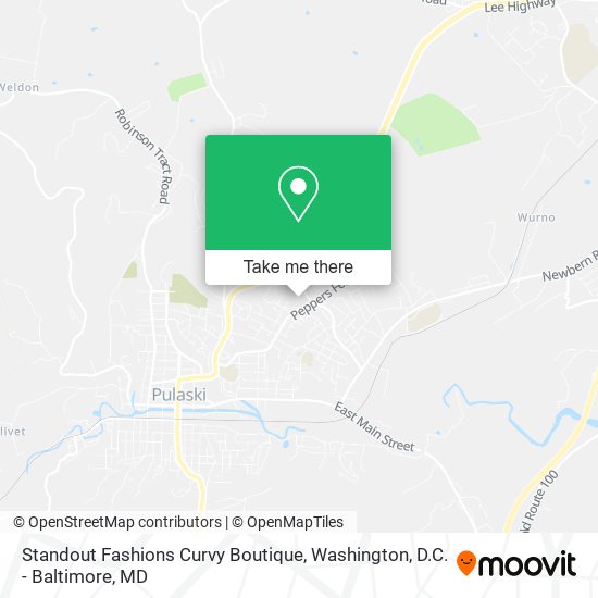 Standout Fashions Curvy Boutique map